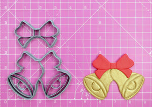 Christmas Bells Cookie Fondant Cutter Set - Large Sizes! Extra Durable!